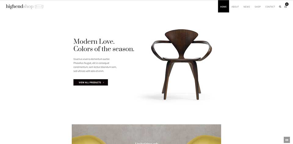 highend wordpress theme