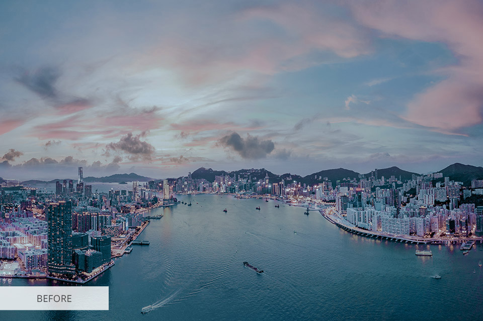 how much photoshop in landscape photos