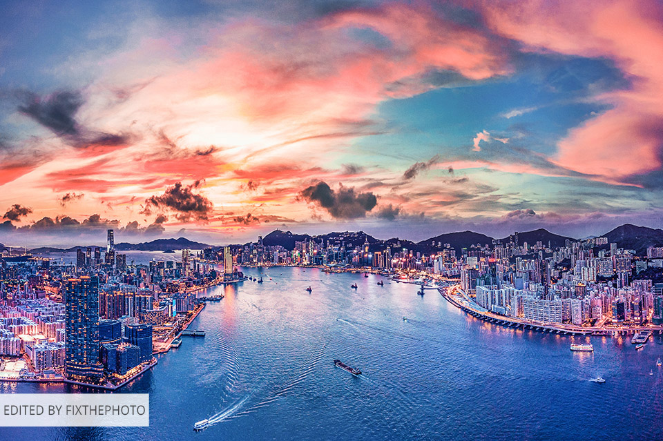 how much photoshop in landscape photos