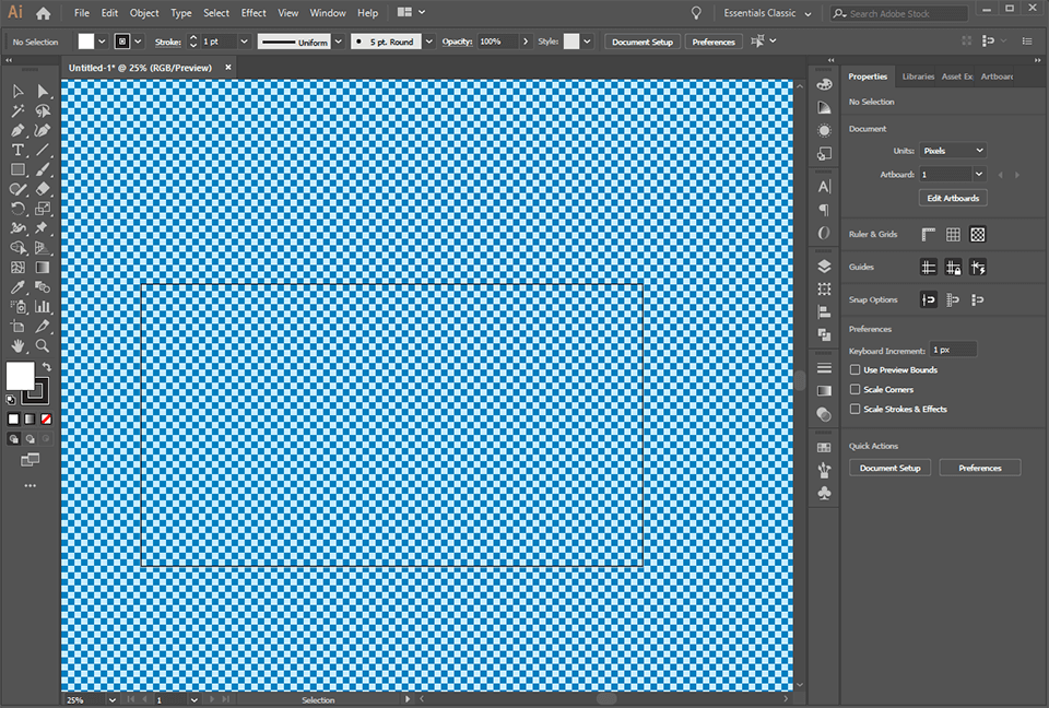 how to change background color in illustrator final