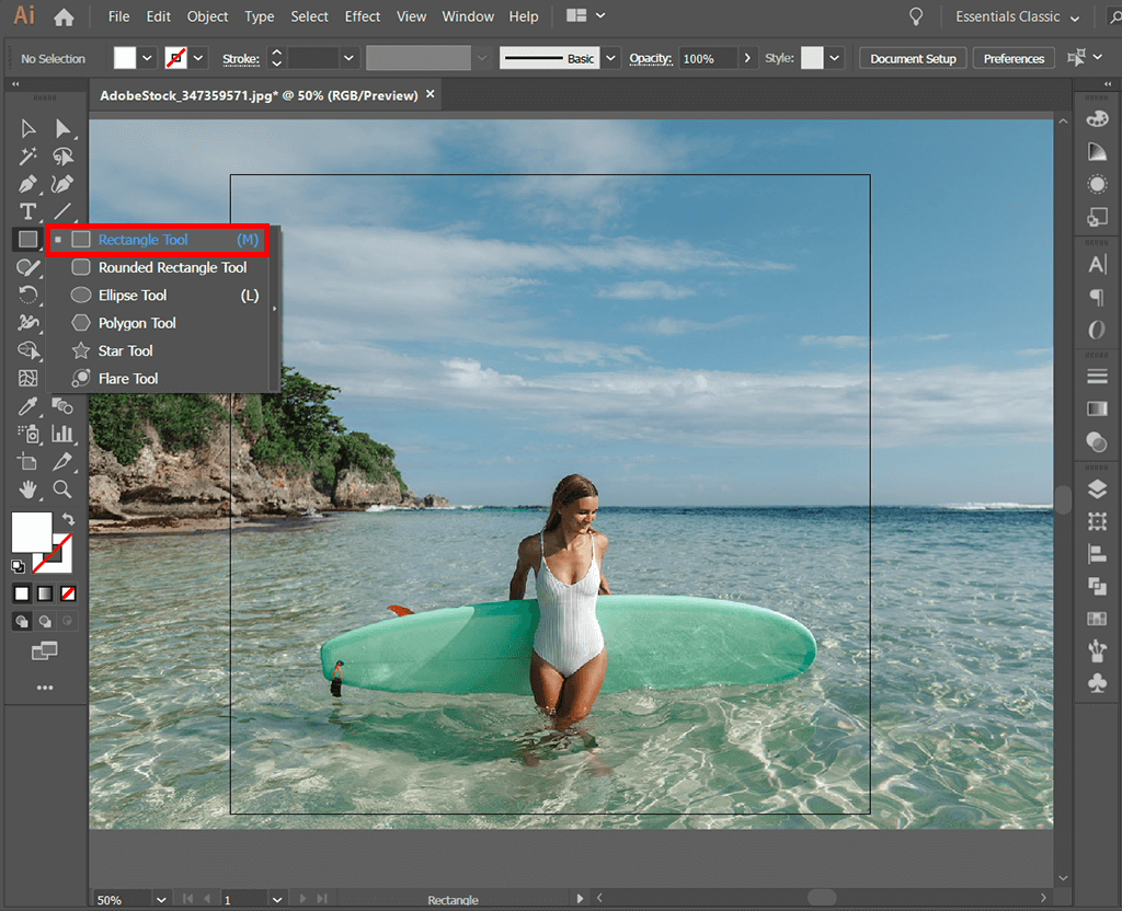 how to crop in illustrator clipping mask