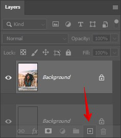 how to make a photo look vintage duplicate the background