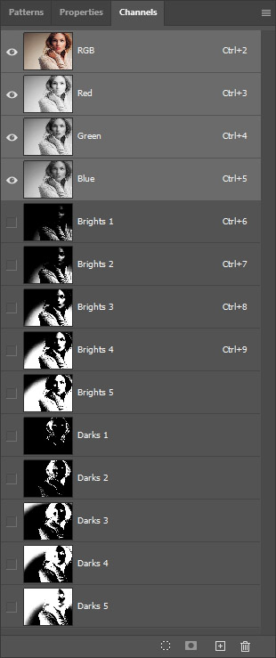 how to refine luminosity masks in photoshop