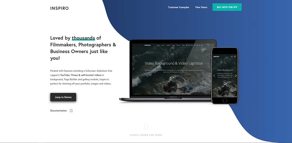 inspire wordpress theme