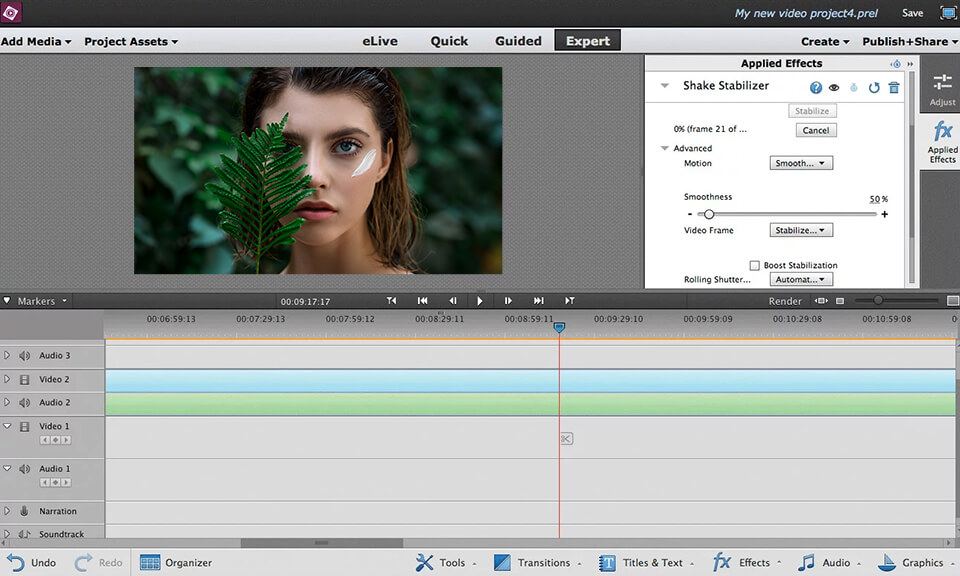 interface do adobe elements