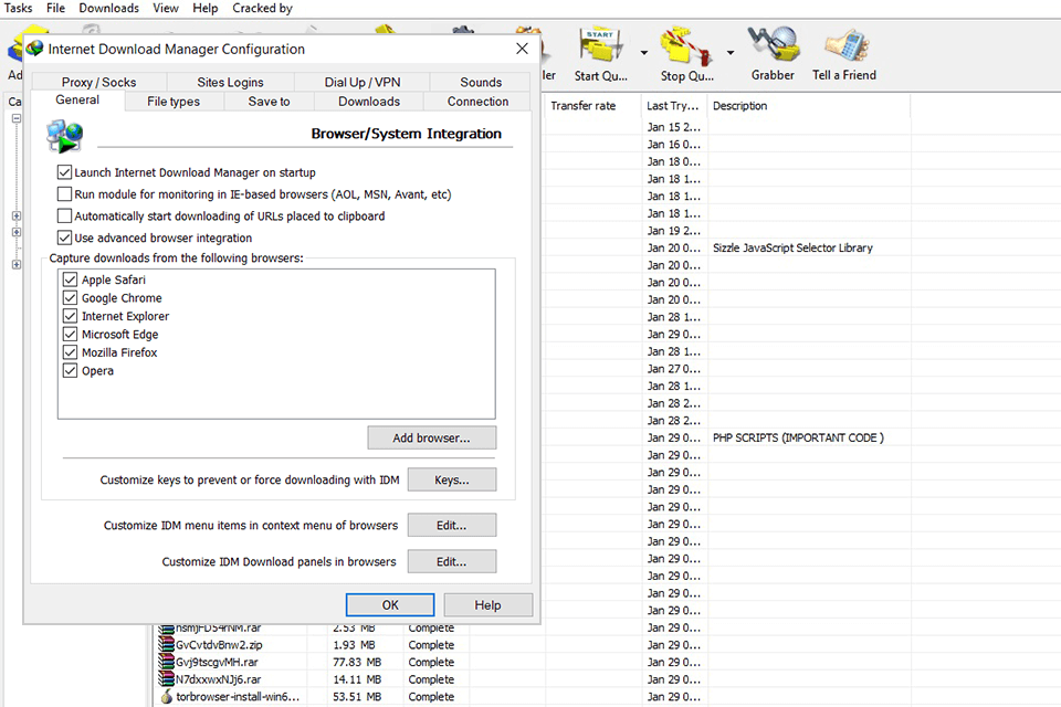 internet download manager serial number interface