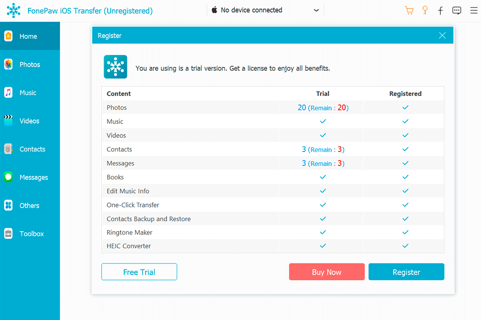 iphone transfer recovery android review interface