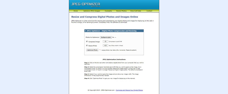 jpeg optimizer