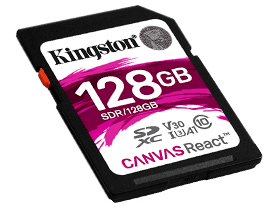 kingston canvas react best sd card for dslr