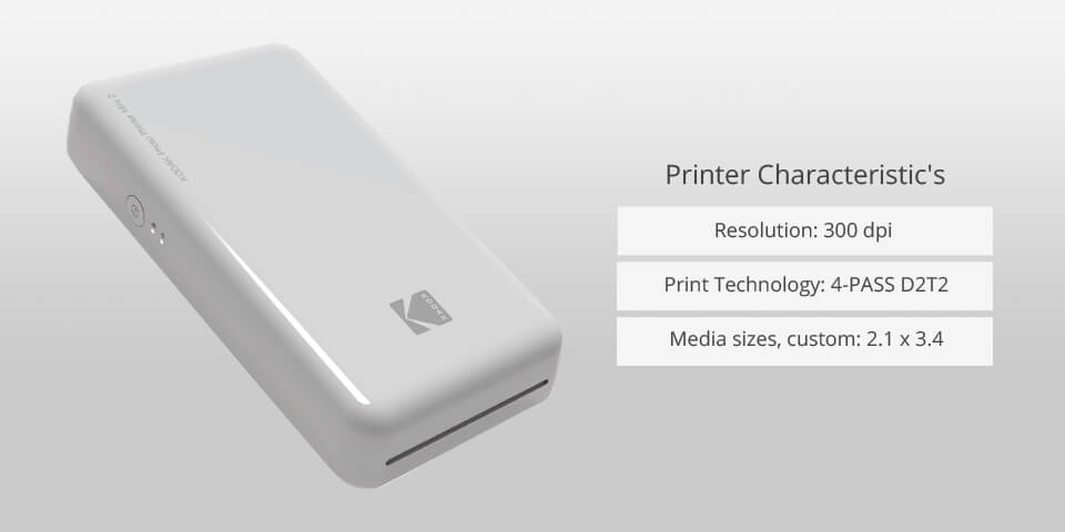 kodak mini 2 iphone printer