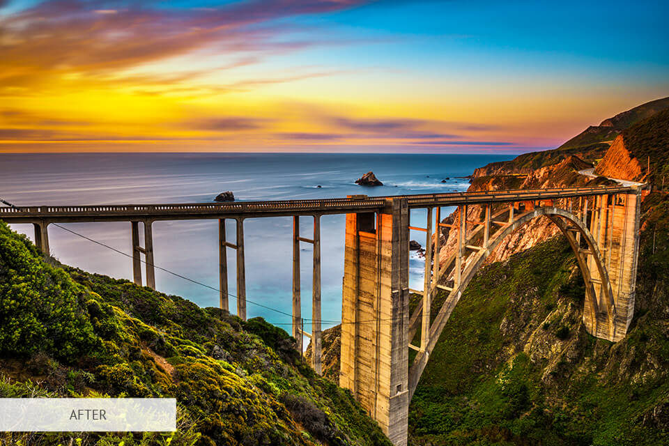 landscape photography editing technique