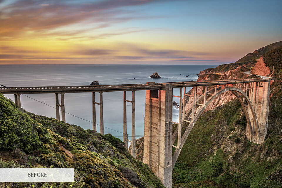 landscape photography editing technique