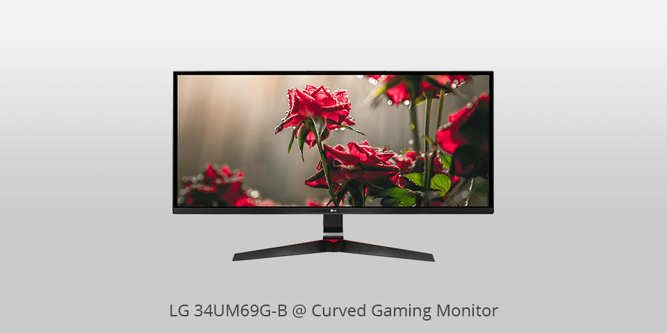 ultrawide curved ips gaming monitor with motion blur reduction
