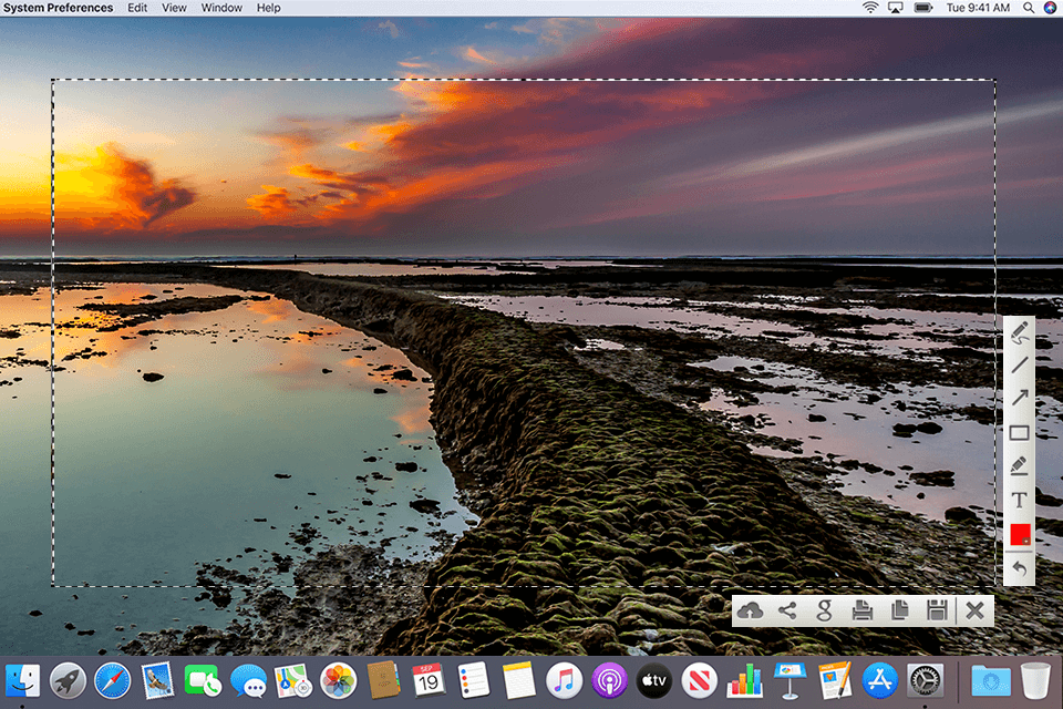 lightshot snipping tool for mac interface