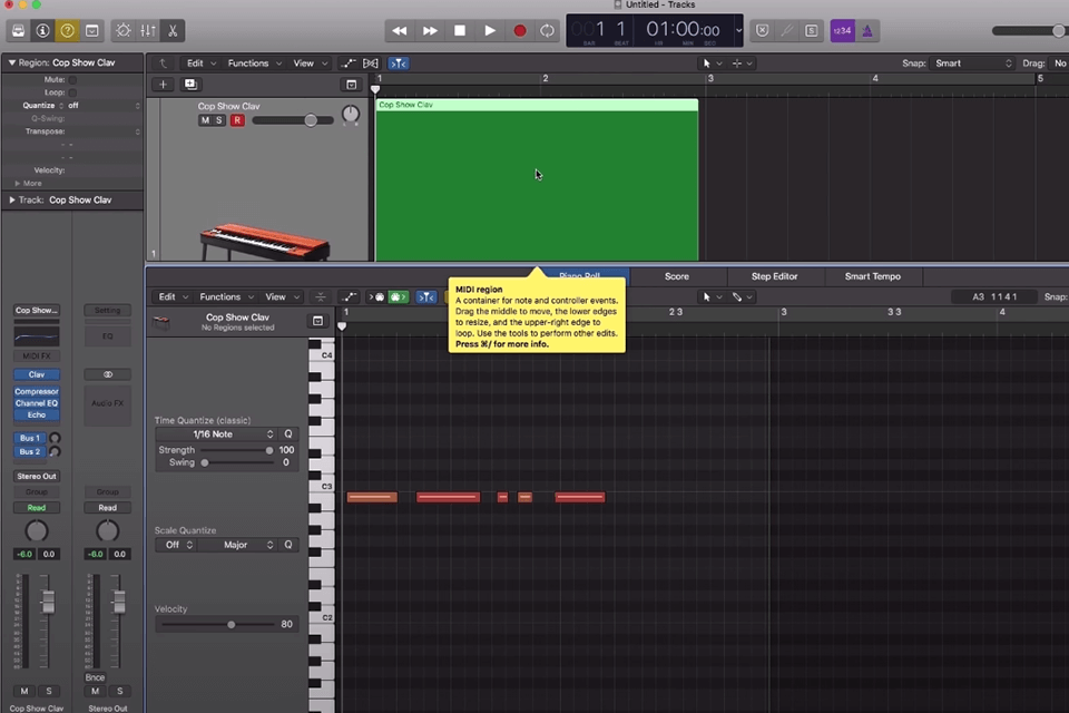 logic pro edm software interface
