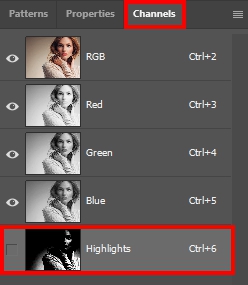 luminosity masking highlights