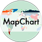map chart map drawing software logo