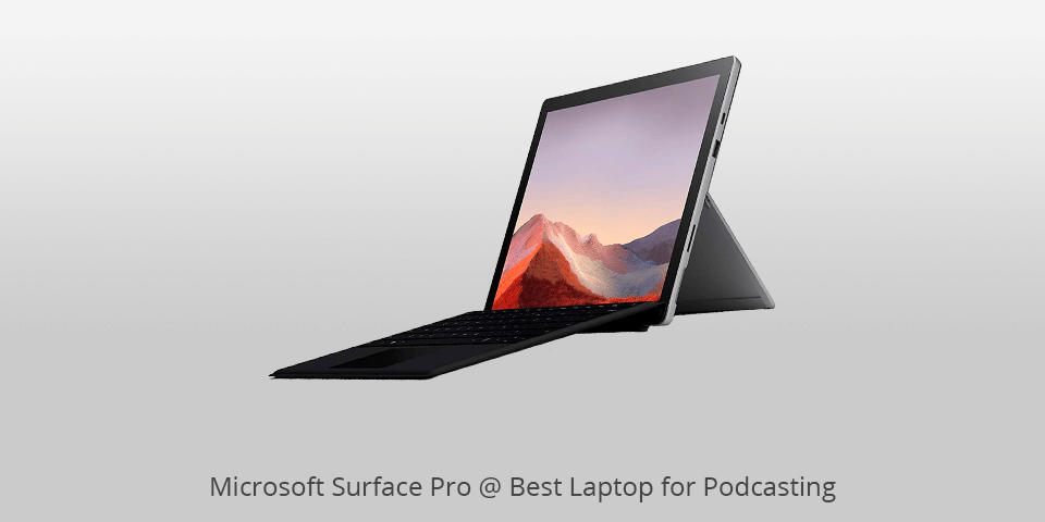 laptop for podcasting microsoft