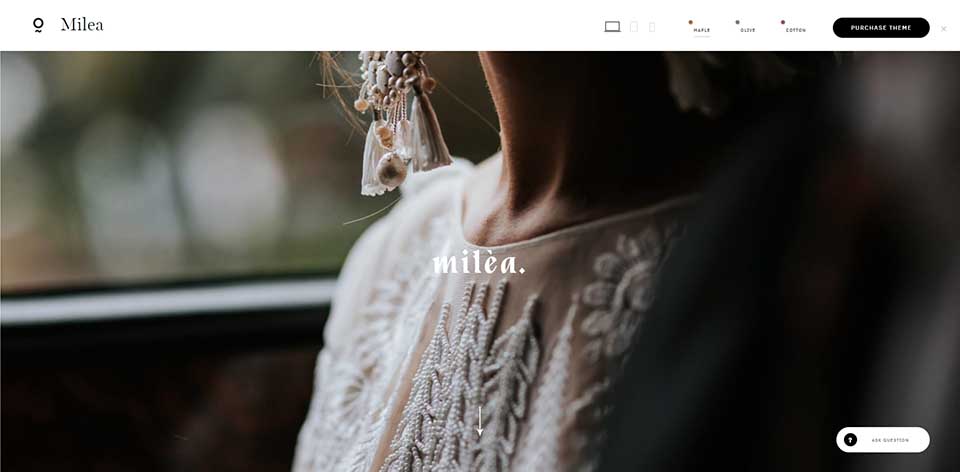 milea wordpress theme