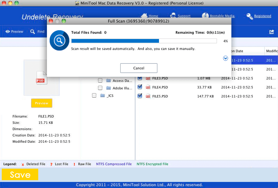 minitool mac data recovery software logo