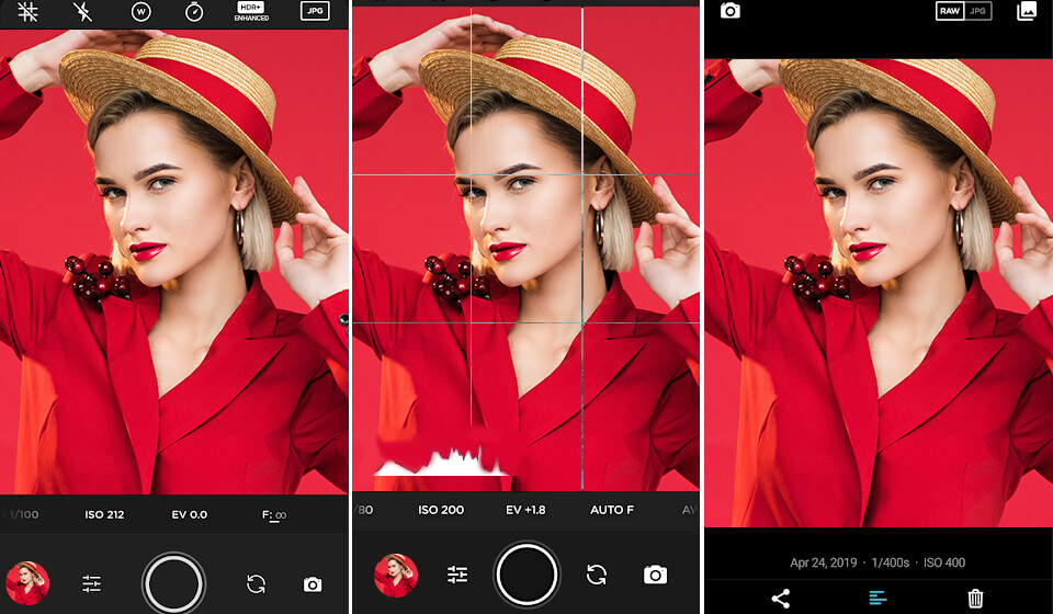 moment iPhone camera app interface