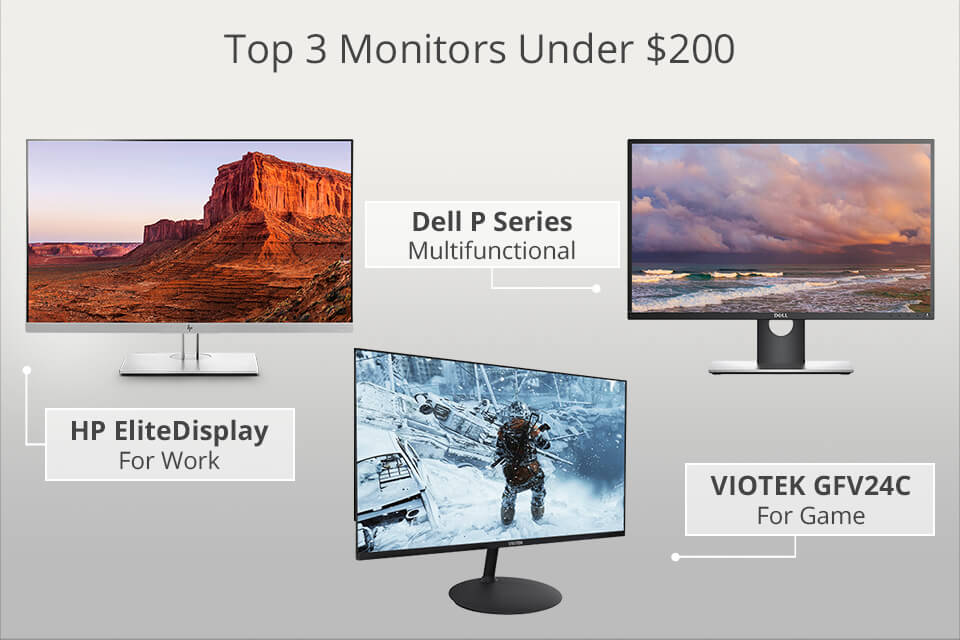 best monitors under 200
