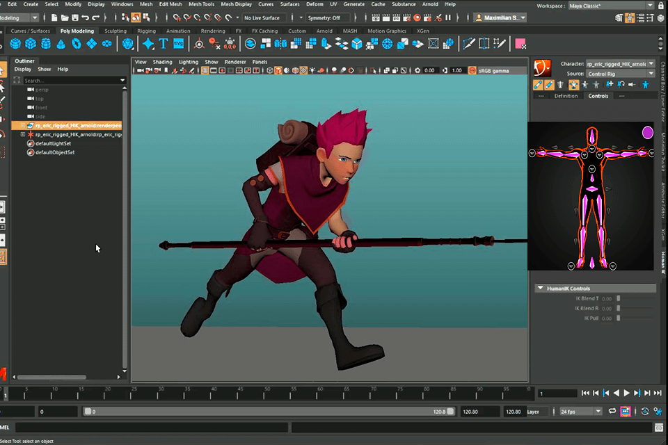 autodesk motionbuilder video game animation software interface