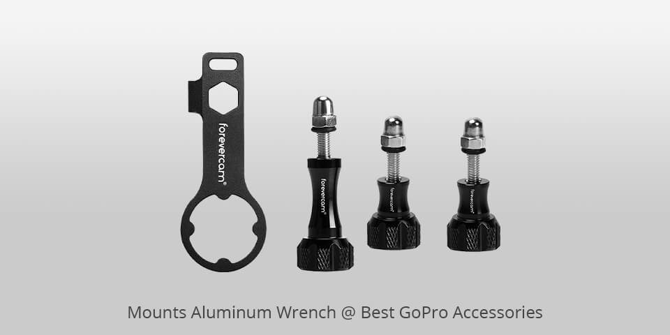 mounts aluminum wrench best gopro accessories