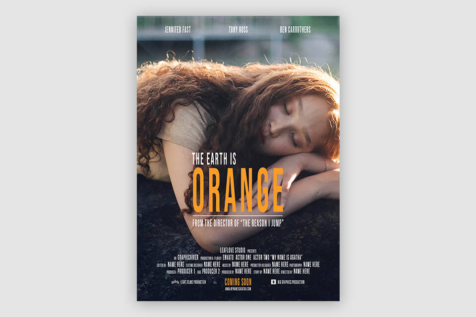 movie free poster mockup