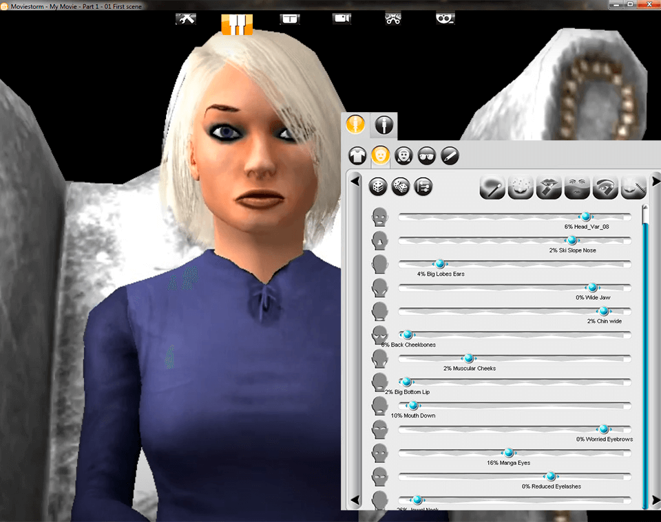 moviestorm storyboard software interface