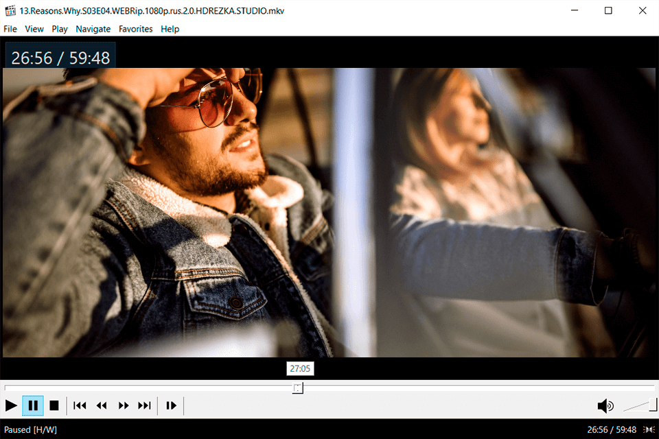 mpc 4k video player interface
