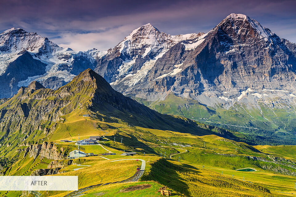 post processing landscape photography technique