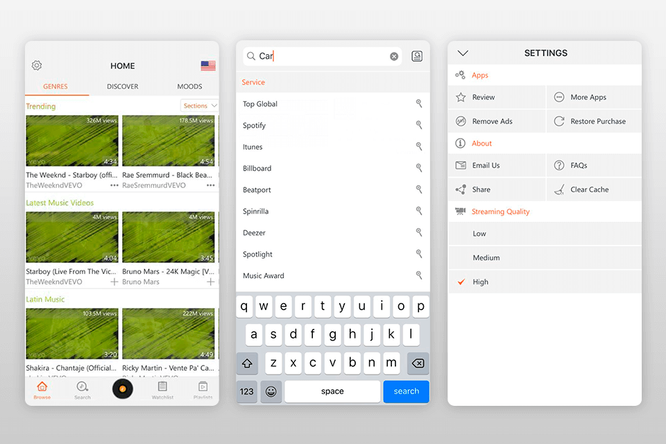 nettube youtube app for iphone interface