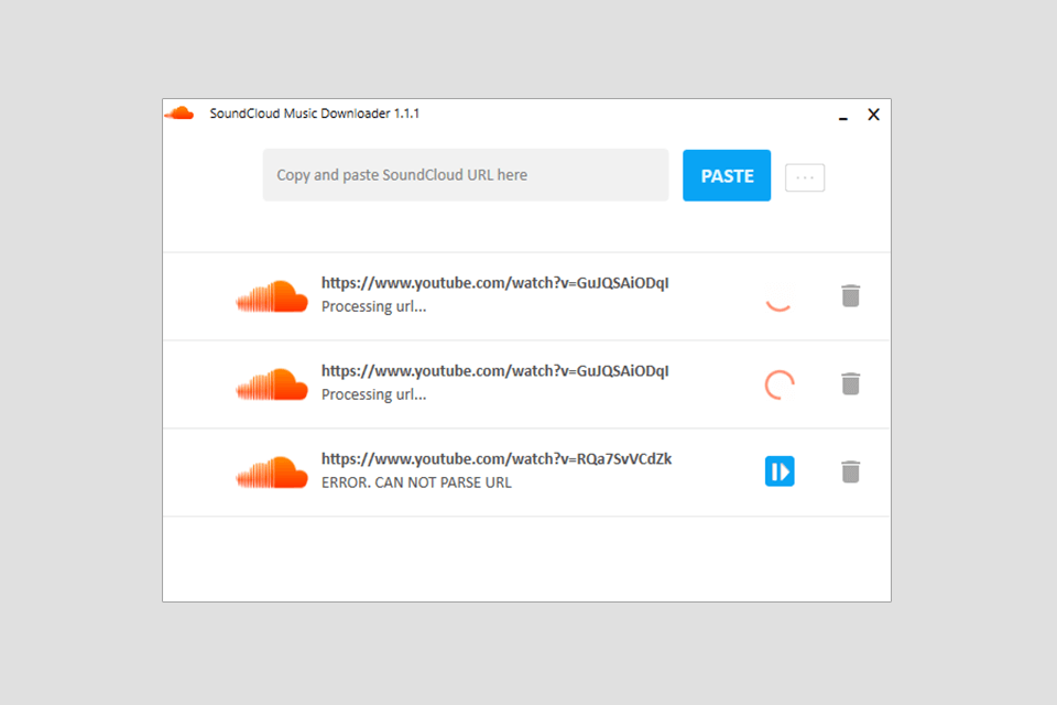 notmp3 free youtube or soundcloud mp3 downloader interface