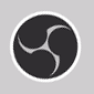 obs studio streaming video recorder logo