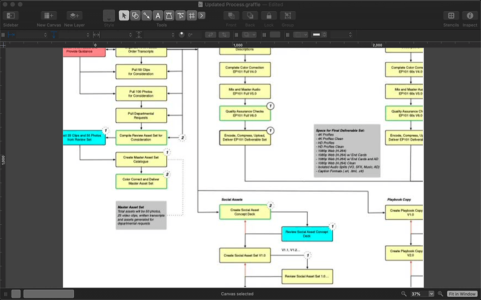 omnigraffle interface