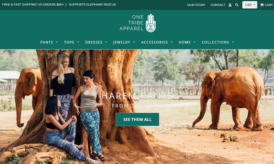 one tribe apparel online lookbook