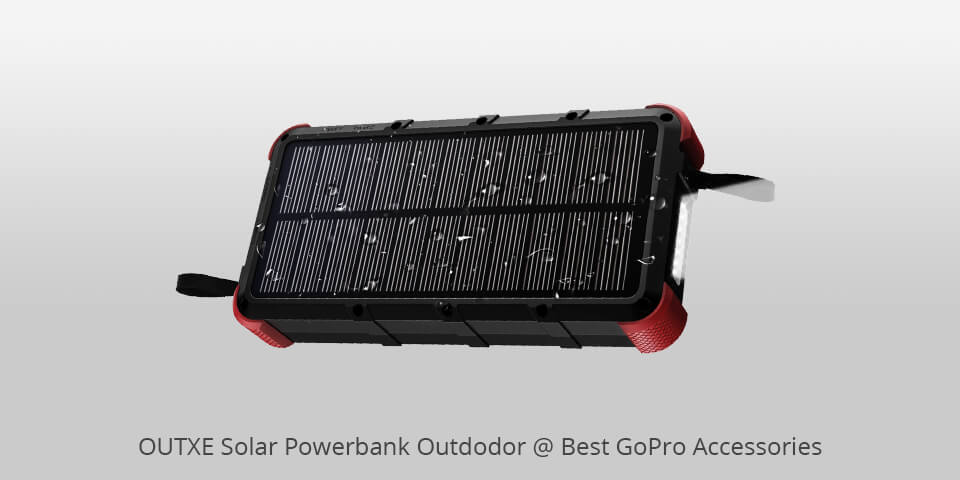 outxe solar power bank outdodor best gopro accessories