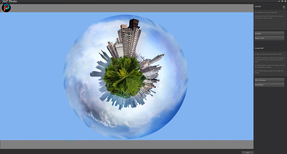 paintshop pro 360 degree editing 