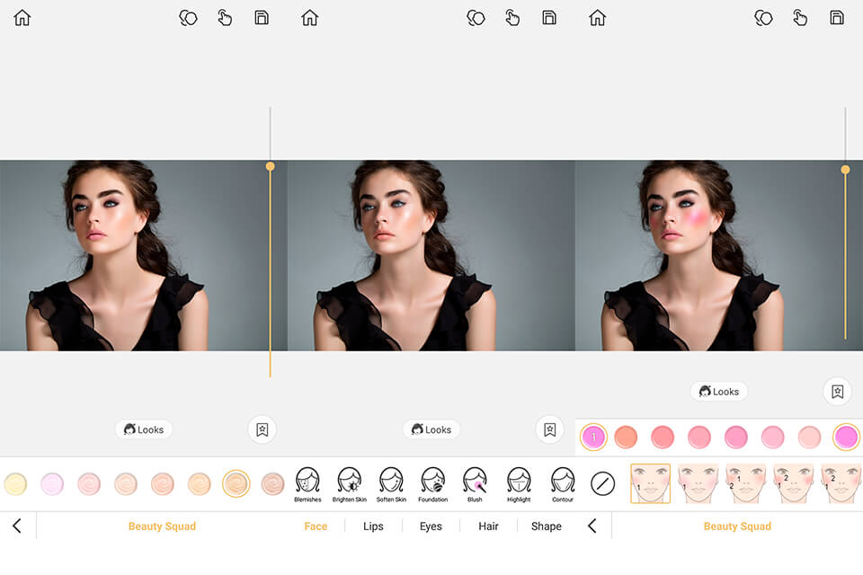 perfect 365 selfie app screen