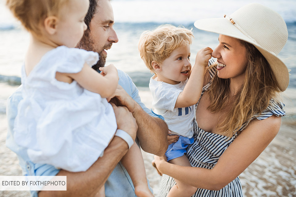 photo editing service for family portraits