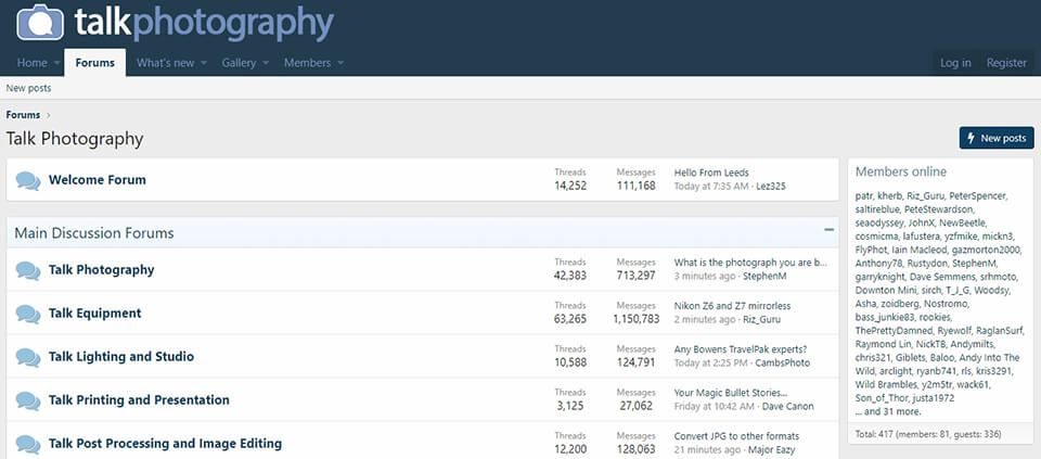 photo forums Talk Photography