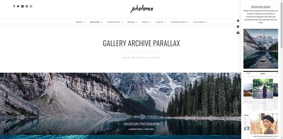 photo me wordpress theme