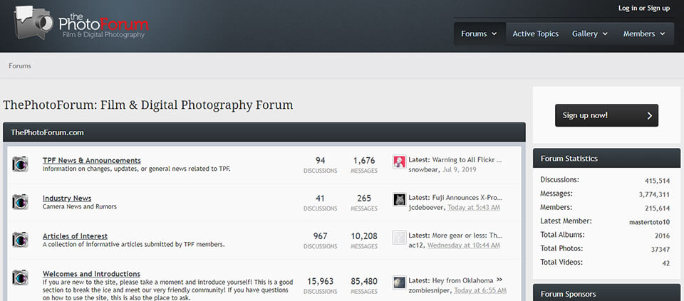photographer forums The Photo Forum