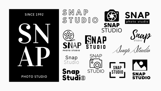 diy photography logo fonts