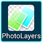 photolayers foto's achtergrond apps logo