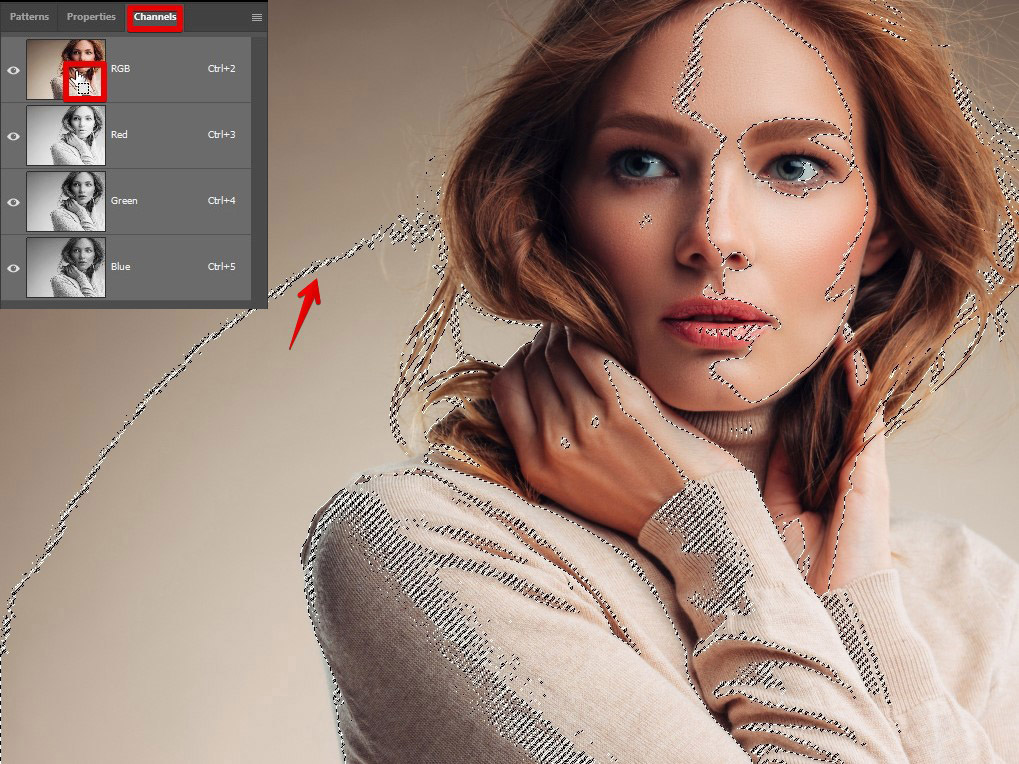photoshop luminosity mask selection
