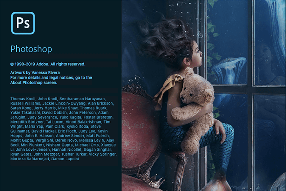 photoshop splash screen