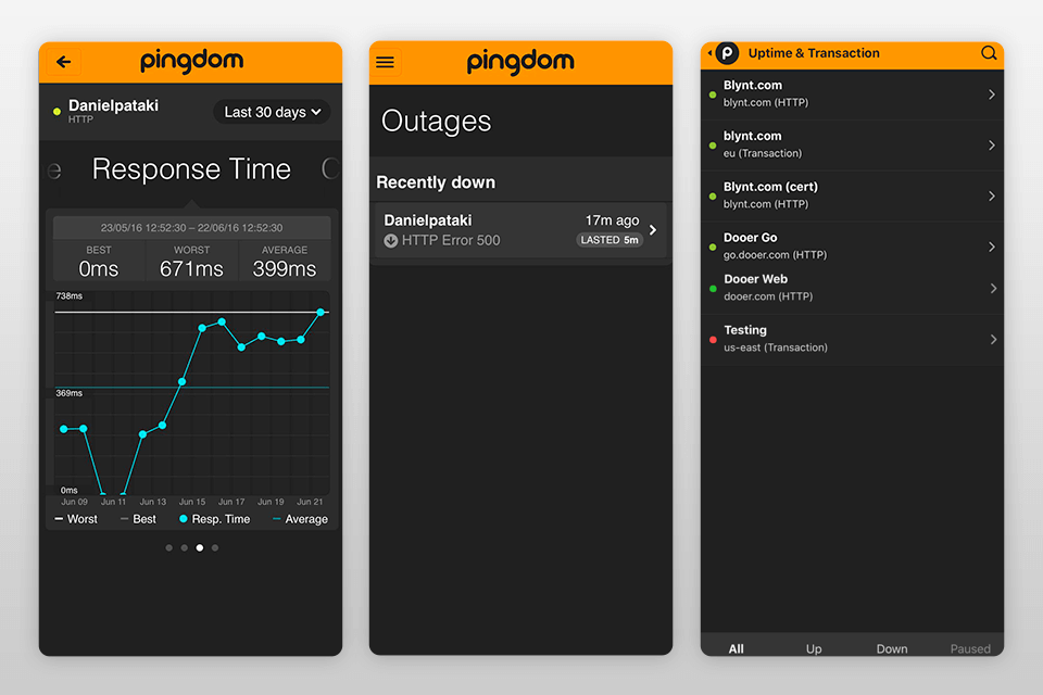 pingdom photography business app