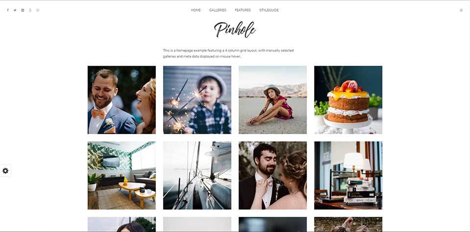 pinhole wordpress theme